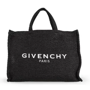 Givenchy G-Tote Medium Soft Tote Bag Iconic GIVENCHY PARIS Logo Everyday Carry Woven Texture Lightweight Structured Base