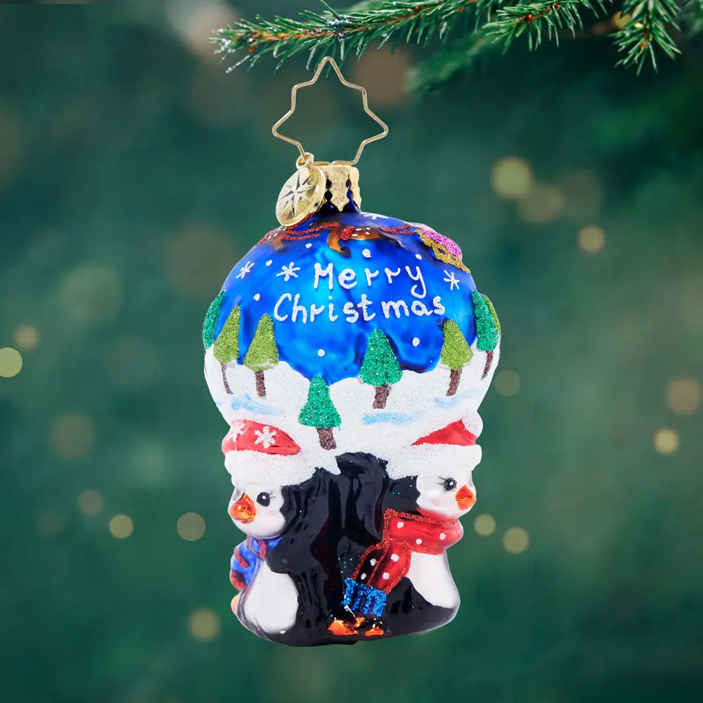 Round "A Lotta Help From My Friends" Decor Ornament, Festive Home & Party Decoration Supply, Ornaments