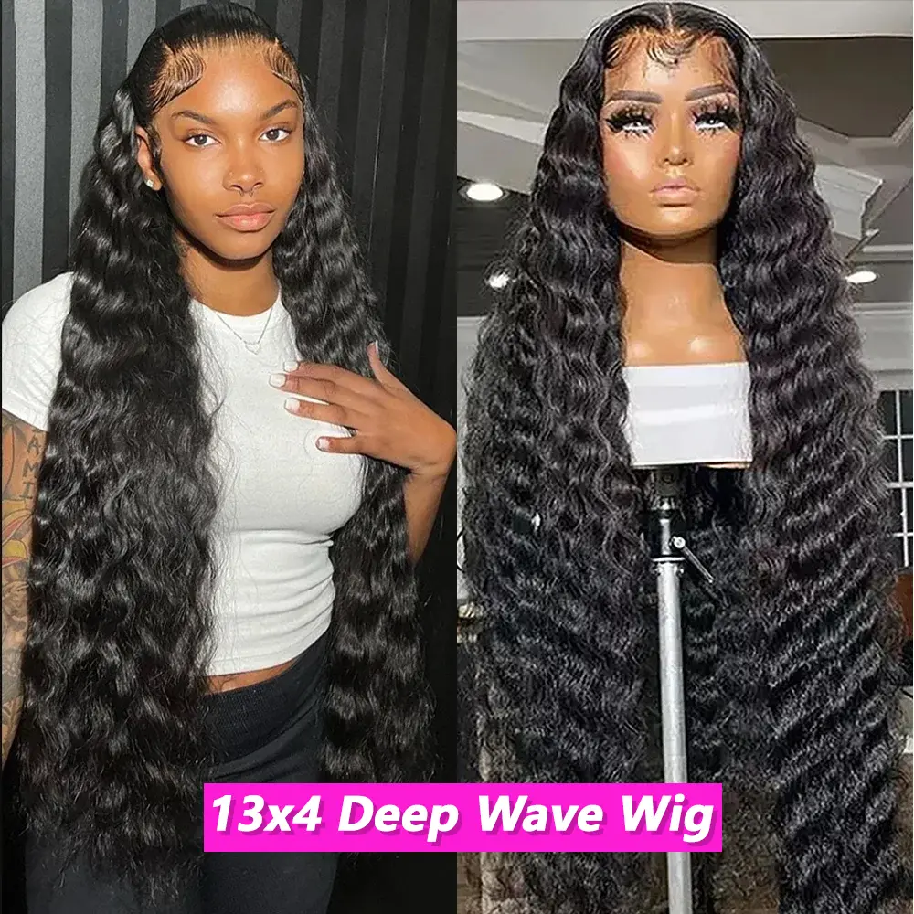 13x4 Deep Wave Wig