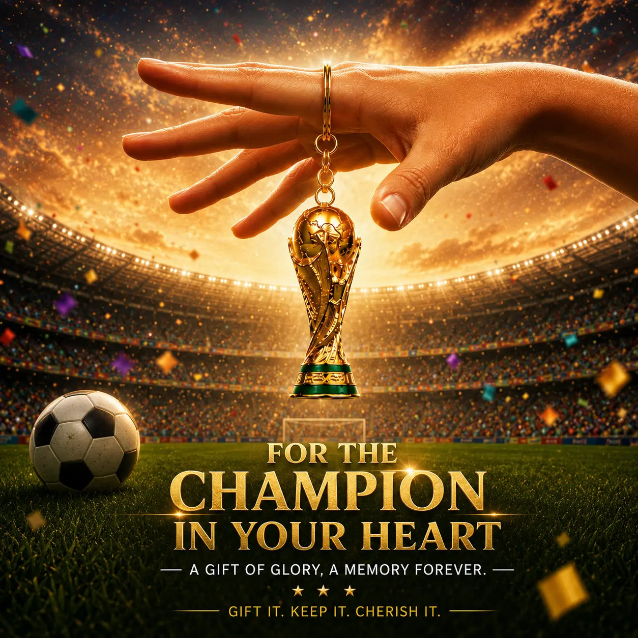 MINISO FIFA World Cup 2026 Series 60mm 3D Trophy Keychain | Collectible Soccer Fan Bag Charm, Back To School MINISO FIFA World Cup 2026 Series 60mm 3D Trophy Keychain | Collectible Soccer Fan Bag Charm, Back To School