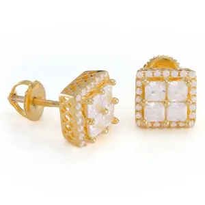 Layered Stud Earrings