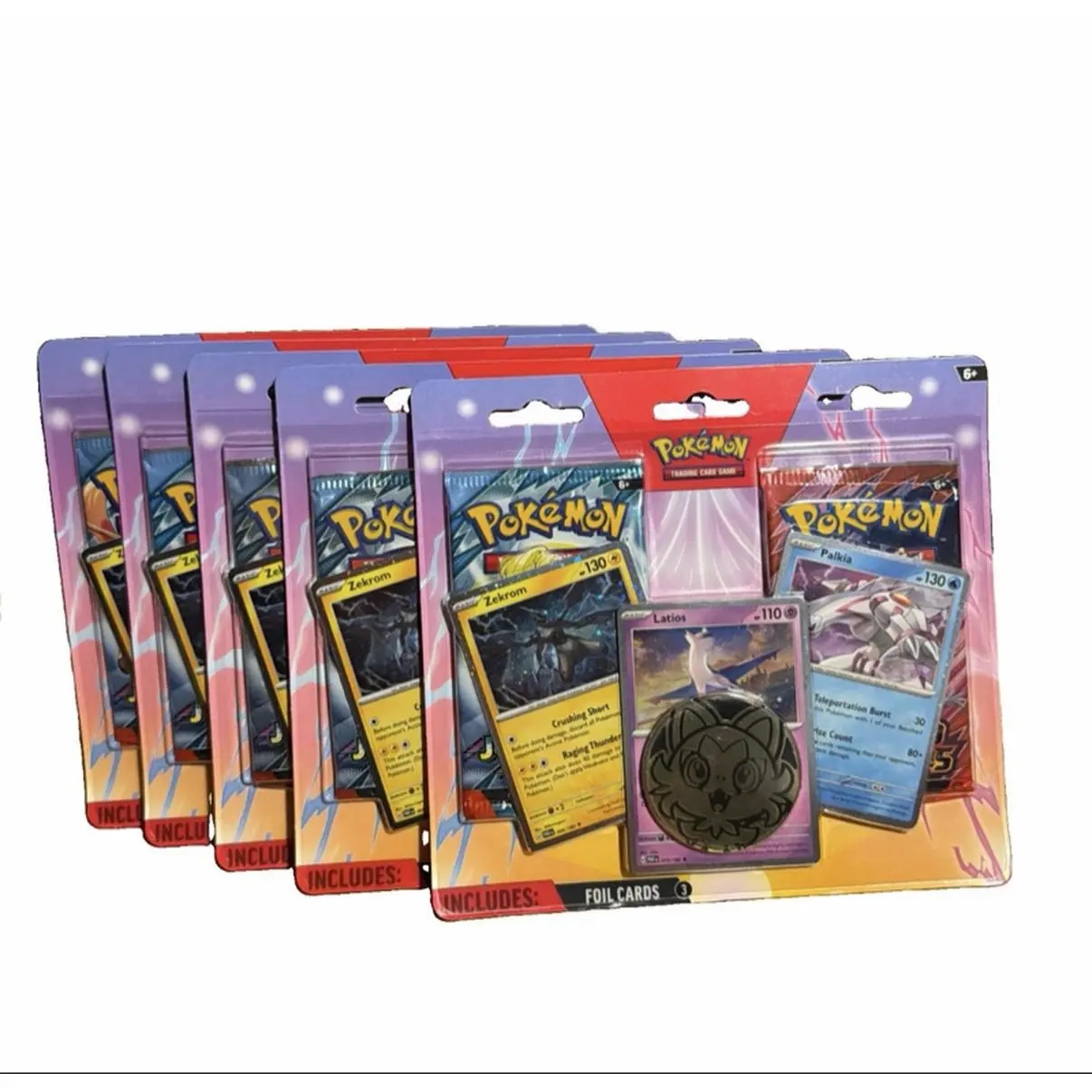 POKEMON TCG Enhanced 2 Pack Blister Pack with Latios, Zekrom & Palkia