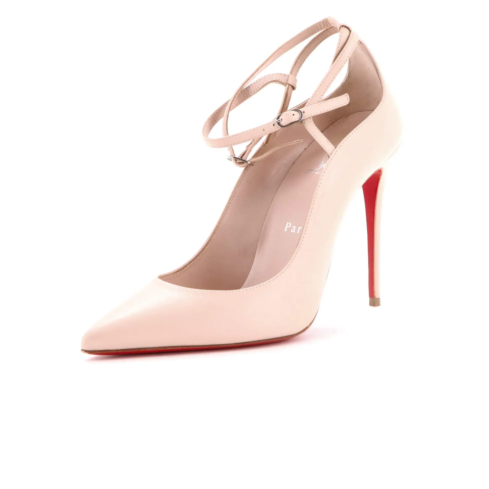 Pre-owned Christian Louboutin Women's Conclusive Pumps Leather 100 by Rebag