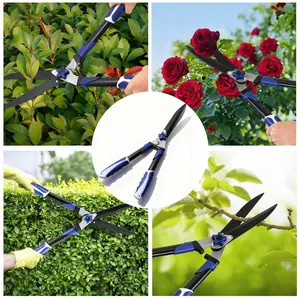 Heavy-Duty 24 Inch Steel Hedge Shears – 62cm Wavy Blade Design, Professional Hedge Trimmer & Garden Shears, Ideal for Trimming Hedges, Bushes and Shrubs