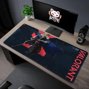 Valorant Sova Recon Specialist Desk Mat – Strategic Gaming Setup, Anime Art Style