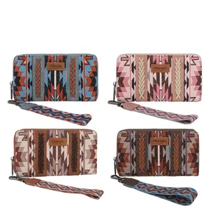 Wrangler Boho Aztec Wristlet Wallet Credit Card Holder Wallet-New Collection for Women