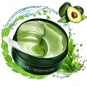Avocado Under Eye Patches 60 Pcs Eye Mask for Dark Circles Puffiness Hydrating Moisturizing Eye Masks Anti Aging Eye Care Eye Bags Treatment Skin Care
