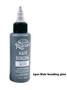 60ML Hair Extension Bonding Glue, Waterproof Invisible Lace Wigs Adhesive, Strong Hold Synthetic Fiber, All-Season Use