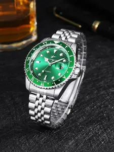 New high-end luxury men's watch, fashionable business trend watch, Stainless Steel Watch, Quartz Wristwatches, preferred gift for birthdays, graduation season, Teacher's Day, Father's Day, Thanksgiving, Christmas, Valentine's Day