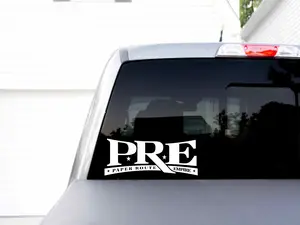 Paper Route Empire Vinyl Car Decal- P.R.E Multiple Colors