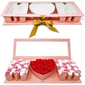 Empty Mom Flower  Box Mother's Day Floral Arrangement Letter Shaped Cardboard Fillable Box  s Packaging for Mothers Valentine Birthday