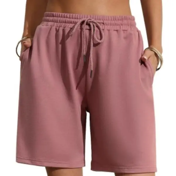 Women's Sweat Shorts Bermuda Long Shorts Athletic Casual Loose Shorts (Available in Plus Size)