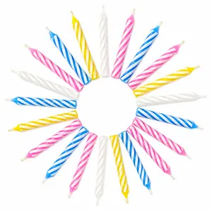 Magic Birthday Candles, Magic Cake Candles, Party Decorations, Prank Gifts, 20-pack
