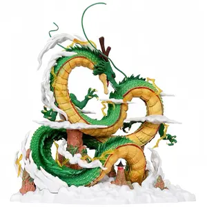 DBZ Resin Shenron Figure Dragon Shenlong Statue animation Xiangyun base decorative ornaments Gift Box for be suitable for Business Halloween Christmas Holiday and Birthday Home Decoration