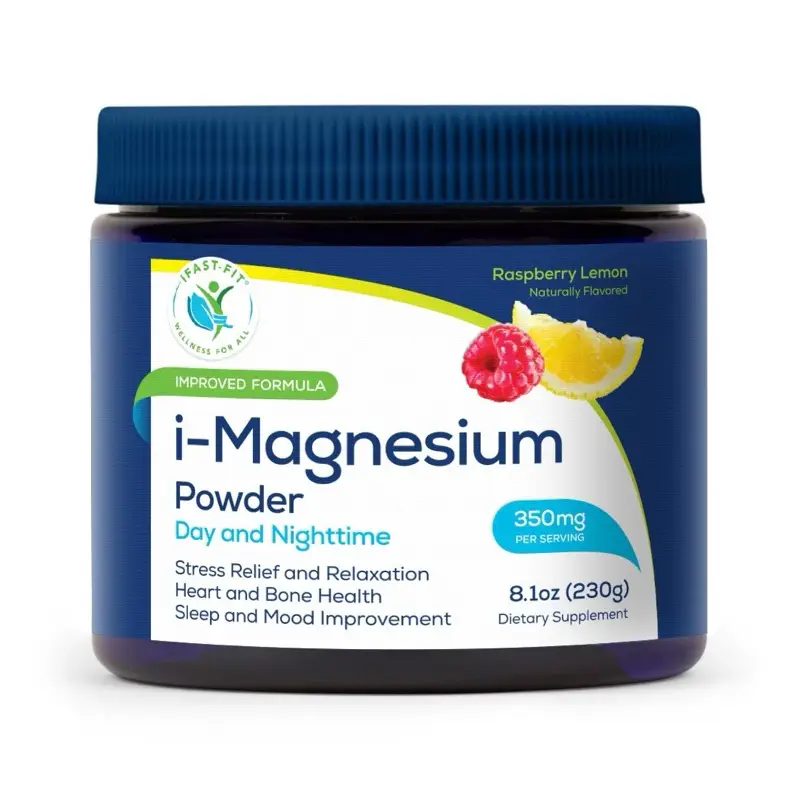 IFastFit MAGNESIUM HIGH ABSORPTION GLYCINATE + MALATE + CITRATE POWDER IONIC MINERAL AND A BLEND OF TRACE MINERALS Gluten Free GMO Free Supplement
