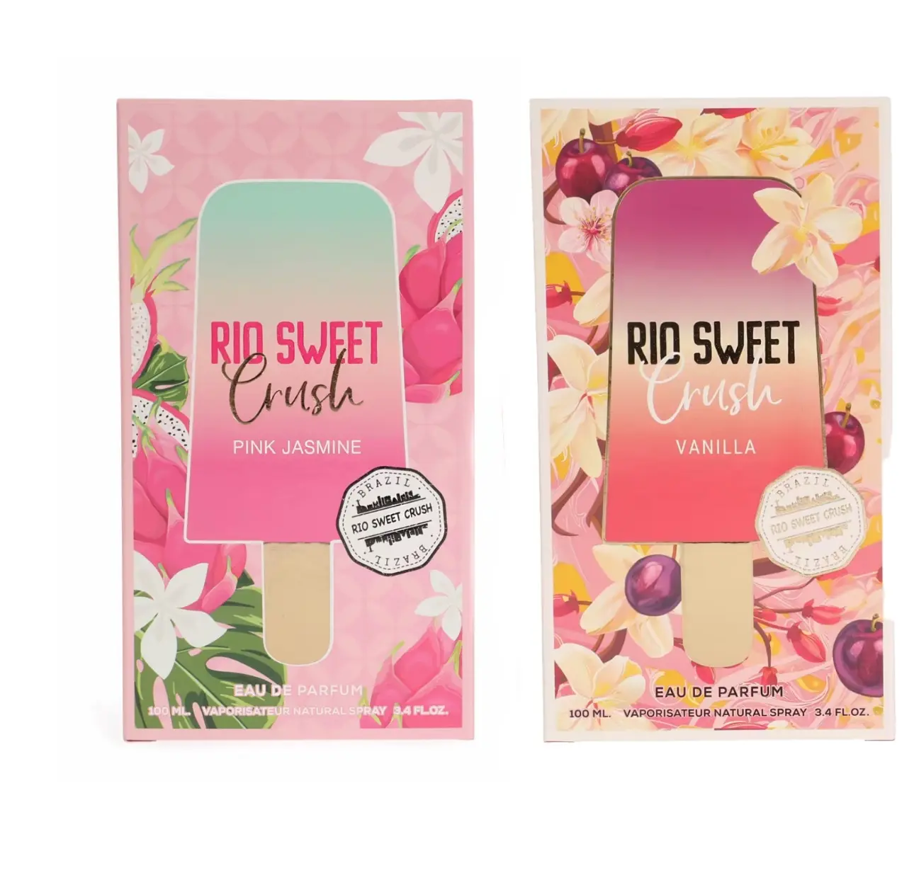 Rio Sweet Crush Women Perfume ( Two Bottles) - Pink Jasmine and Vanilla ...