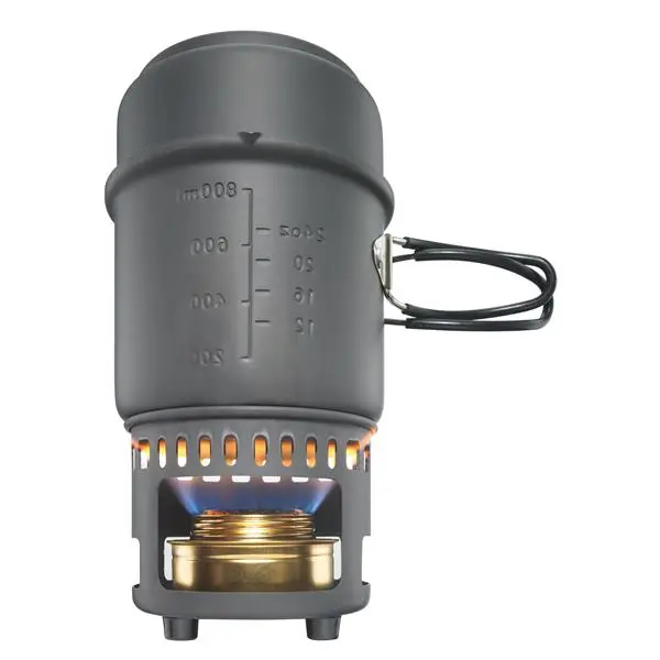 ALCOHOL BURNER AND TREKKING COOKSET