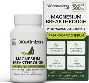 BIOptimizers Suplemento Magnesium Breakthrough con 500mg