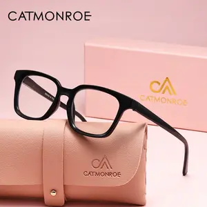 CATMONROE Square Tortoise Reading Glasses Lightweight Anti Blue Light Presbyopic Glasses for Reading, Office, Phone Use, UV400 Eyewear