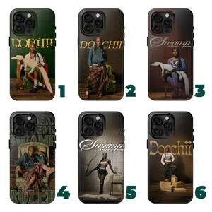 6 Styles Ver1 Doechii Swamp Princess Phone Case - Custom Durable Lexan Plastic Protection Slim Fit for iPhone 17, 16 Pro Max to SE, Samsung Galaxy S21-25 - Wireless Charging Compatible