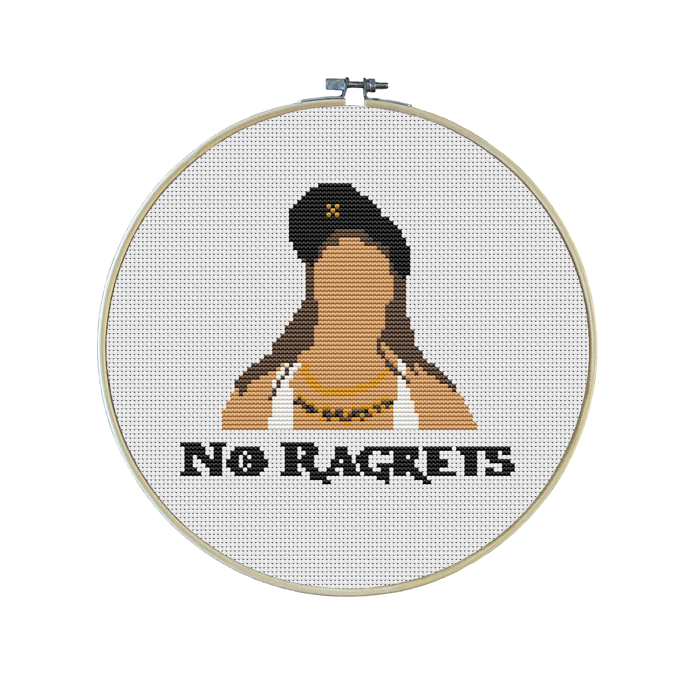 No Ragrets Premium Cross Stitch Kit - EVERYTHING INCLUDED | We're the Millers | Road Trip Pattern | Funny | Gifts for Tattoo Lovers | White Elephant