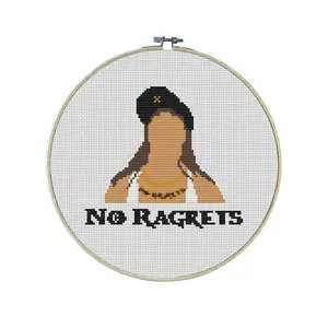 No Ragrets Premium Cross Stitch Kit - EVERYTHING INCLUDED | We're the Millers | Road Trip Pattern | Funny | Gifts for Tattoo Lovers | White Elephant