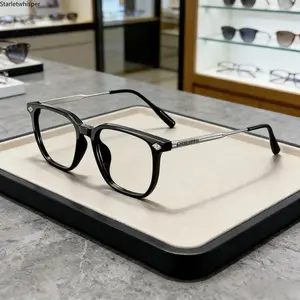Ultra-Light TR90 Blue Light Blocking Glasses, Trendy Square Fashion Frames, Anti-Eye Strain & Comfortable Eyewear for Women & Men, Perfect for Daily, Work, Screen Time, Parties & Outdoor Use