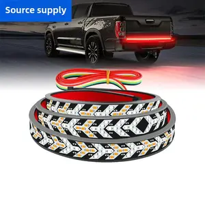 Led Pickup Truck Fishbone Light 48 60-Inch Highlight Scanning Two-Color Steering Brake Function Taillight