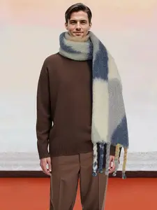 COOFANDY Thick Warm Tassel Scarf  Skin-friendly