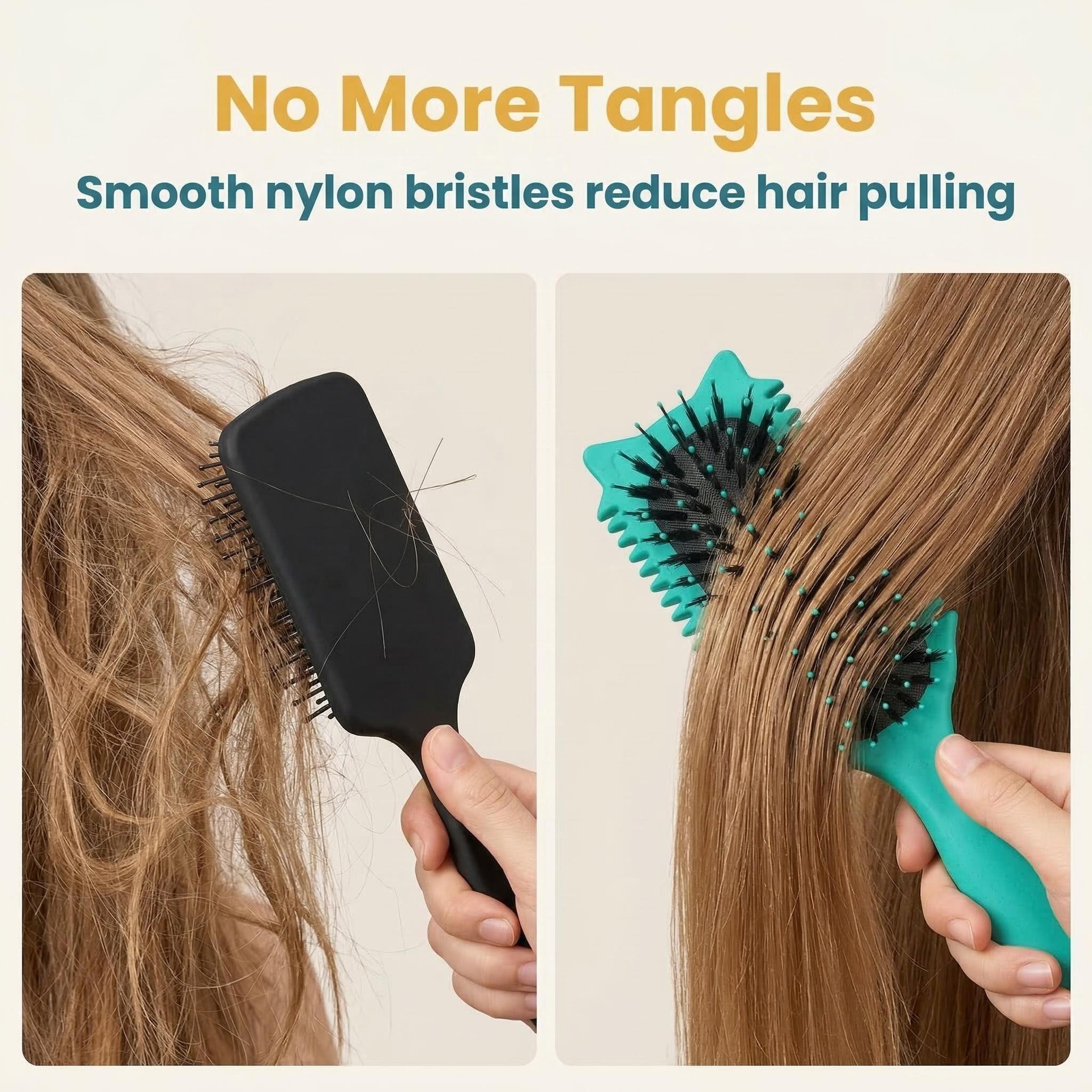 Upgraded Curl Defining Comb – Adorable Cat Ear Design, Wide Tooth Detangling Comb for Curly, Wavy & Coily Hair | Anti-Frizz, No-Pull Styling Tool for Men & Women, Perfect for Daily Use, Travel & Natural Hair Care