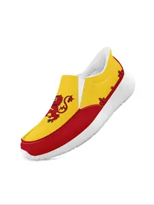 Men's Scottish Casual Slip-On Trainers, National Flag Series, Scotland Flag Design Ultra-Light Comfort Streetwear Shoes for Daily Wear Walking and Travel
