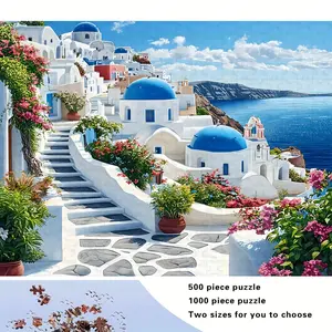 S&H 500/1000 Piece Adult Puzzle, High Quality, Stress Relief Fun Family Game, Suitable for Birthdays, Christmas, Halloween, Best Gift, Deeply Loved by Puzzle Enthusiasts