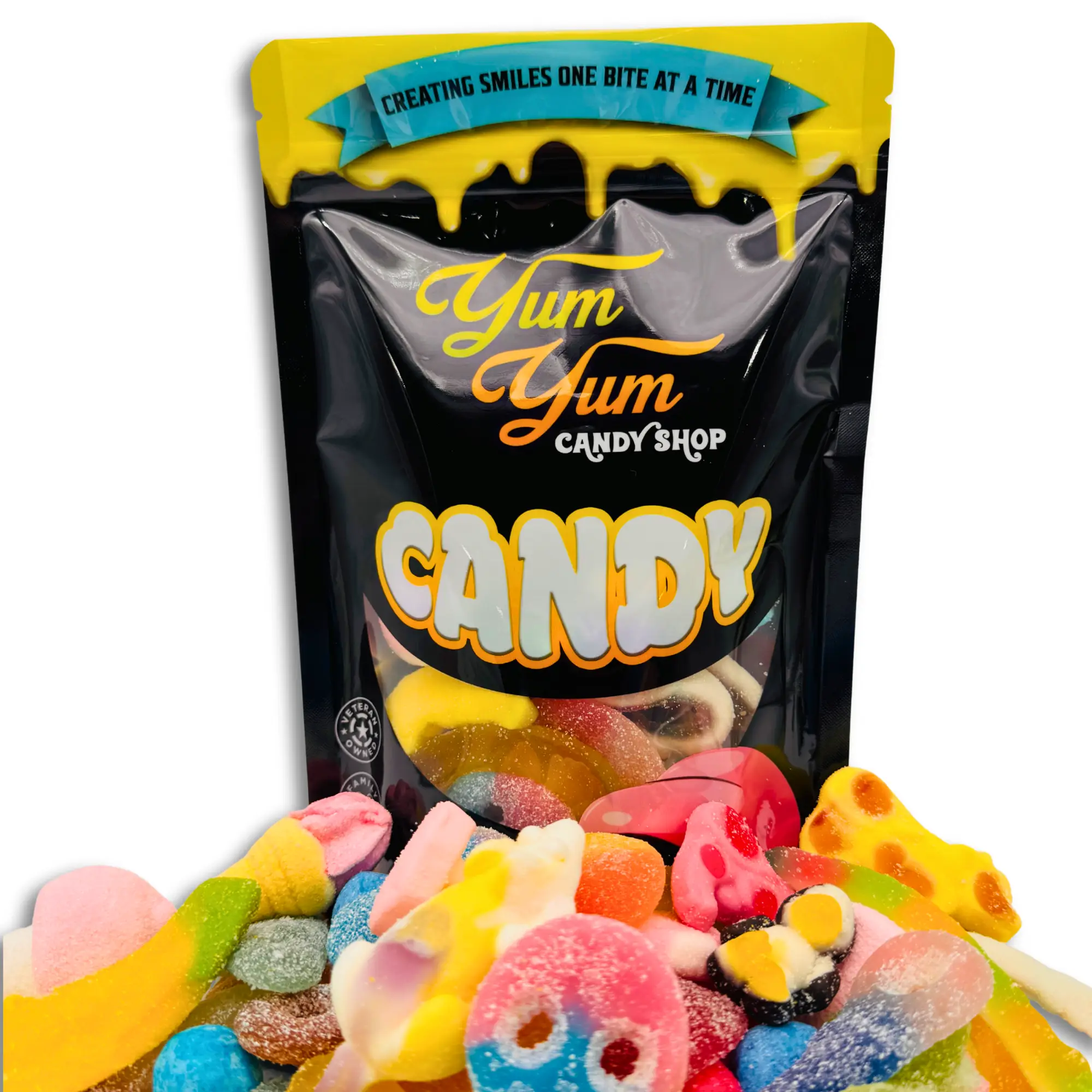 Ultimate Swedish & European Candy Mix Gummy, Marshmallow, Foam Gummies Variety 1/2 lb and 1 lb bags Sweet & Sour