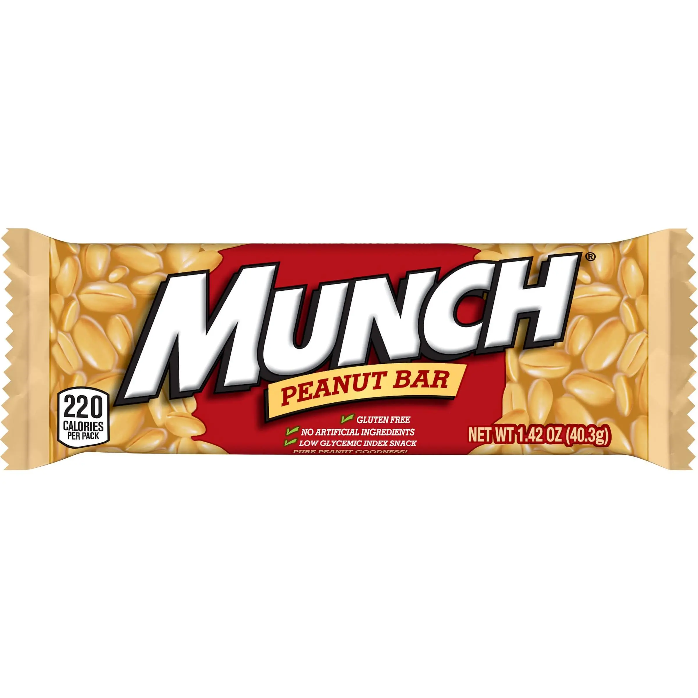 8x Munch Peanut Bar 1.42oz Peanut