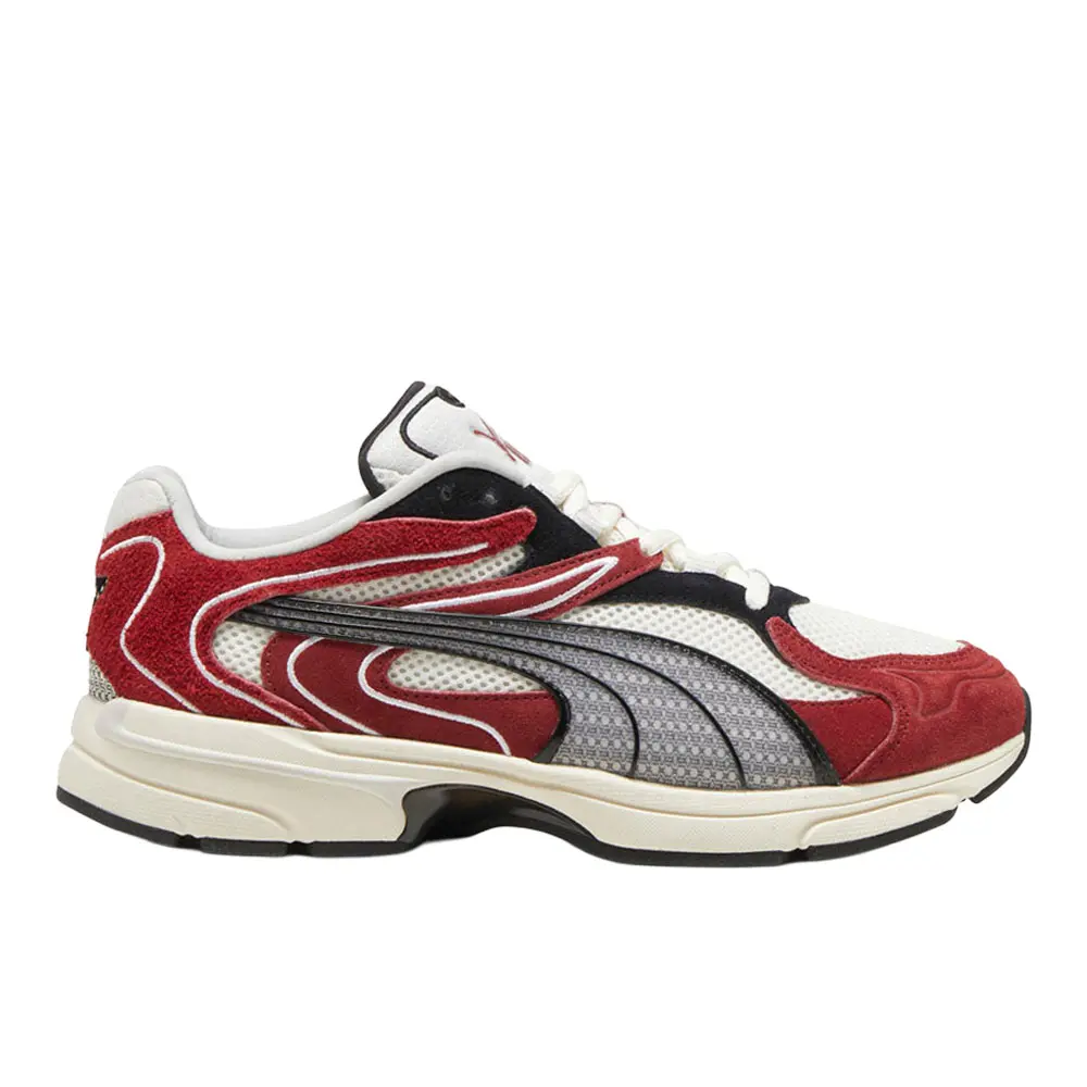 PUMA Mens Extos Collector Lace Up Sneakers Shoes Casual - Off White, Red