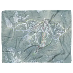 49 Degrees North, Washington Ski Resort Map Blanket