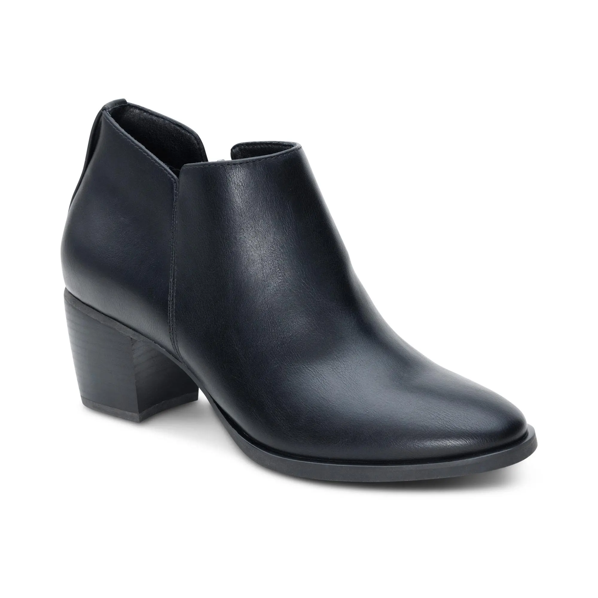 Aetrex Victoria Short Bootie - Black | Women's Orthotic Boots for Foot Pain Relief & All-Day Comfort, Shoe, Footwear, Rubber
