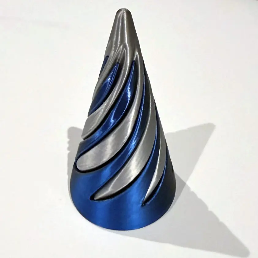 Spiral Cone Fidget - 3D Printed