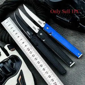 Three models of the 7096 folding knife, featuring 8Cr13Mov steel blades and nylon fiber handles, these knives are easy to carry, durable pocket tools, Survival tools, Survival Gear, ideal for outdoor activities such as camping, hiking