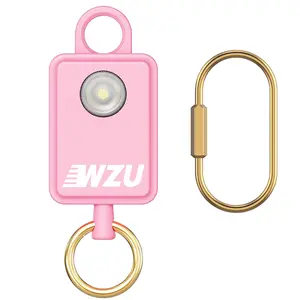 WZU Recordable Personal Safety Alarm, 2 Modes, LED Flashlight ,Up to 130dB dB Self Defense Alarm for Women Children Elderly Security Keychain