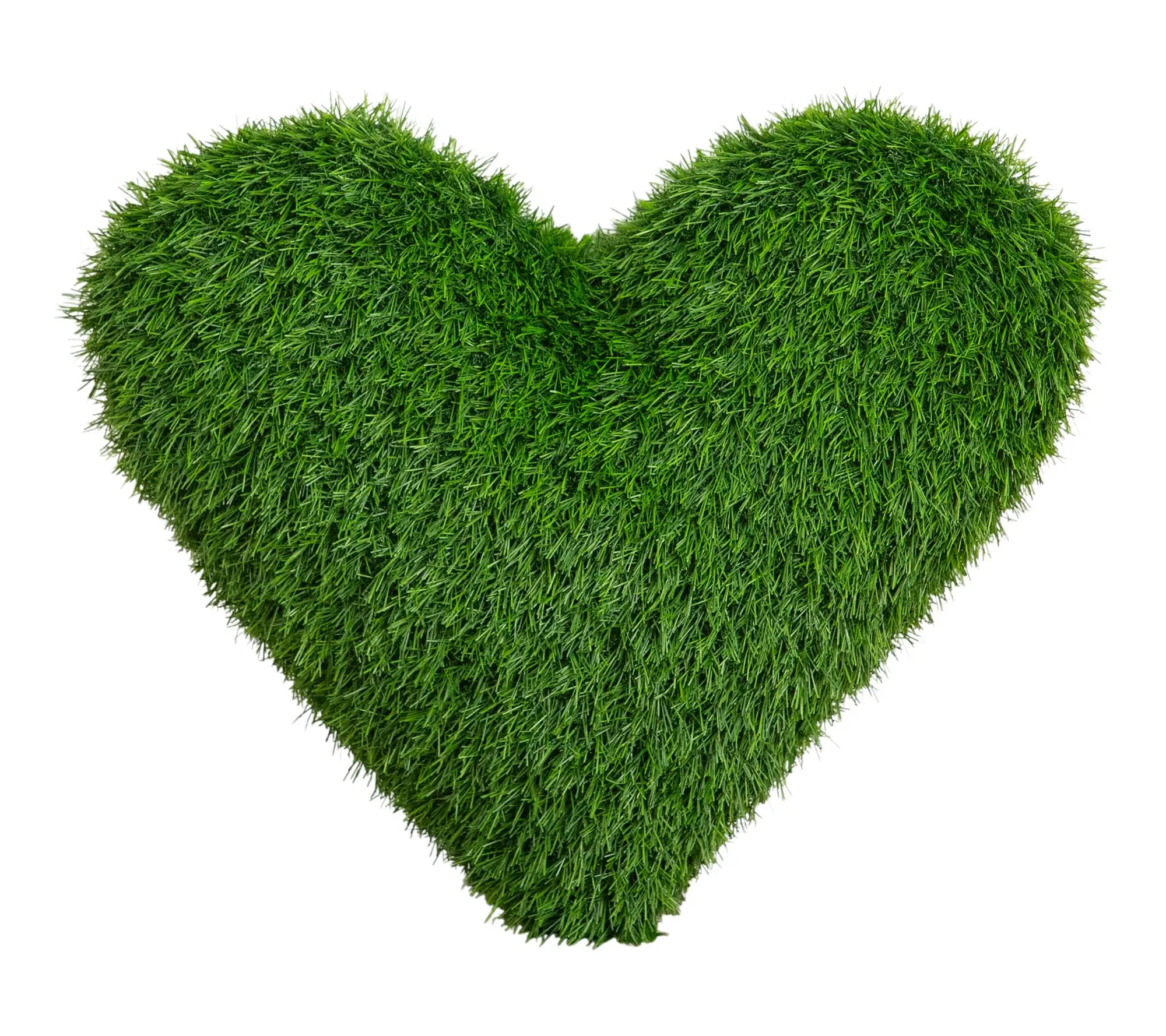 Nearly Natural 20" UV Heart Shaped Grass Cushion Pillow Nearly Natural 20" UV Heart Shaped Grass Cushion Pillow