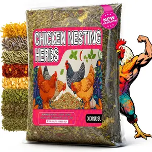 Herbal Hootenanny Chicken Nesting Herbs 16oz - Chicken Dust Bath Mix Deodorizer Keeps Nest Boxes & Coop Fresh - Chicken Coop Herbs - Chicken Accessories for Coops (16 oz)