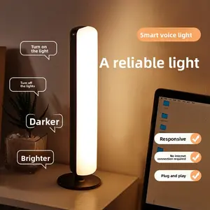 Smart LED Night Light with Bluetooth Speaker, Multifunctional Humidifier Desk Lamp, Eye Caring Dimmable Ambient Lighting, Portable Music Night Lamp, Smart Home Essential for Bedroom, Living Room, Office, Dorm Room Decor & Daily Relaxation