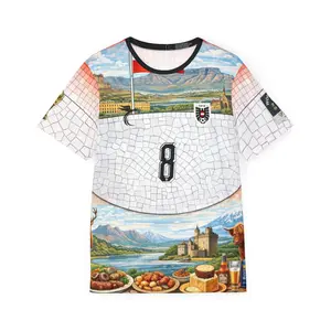 Alaba #8 Austria Heritage Jersey