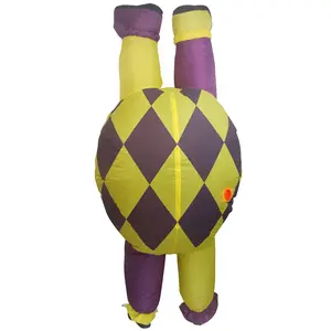 Halloween Costume Inverted Clown Inflatable Outfit Novelty Creative Prank Party Team Building Easter Inflatable Costume.