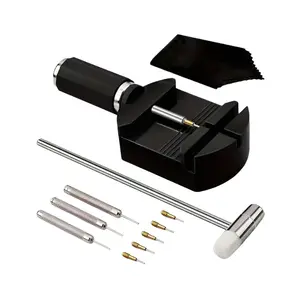 Watch Link Removal Kit, Watch Link Band Sizing Removal Tool Kit for Watch Bracelet Adjustment & Replacement, Watch Pin Removal Adjustment Tool Kit, Watch Adjuster, Portable Repair Tools