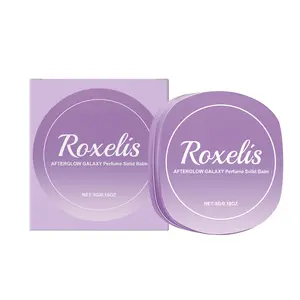 Roxelis Lavender Fragrance Solid Balm, Everyday Portable Ladies Solid Balm Elegant Fresh Light Fragrance