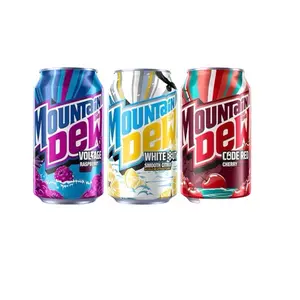 Mountain Dew American Variety Pack- Voltage Raspberry, Whiteout Smooth Citrus, & Code Red Cherry- (3Pack)