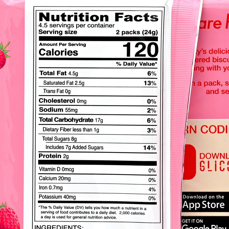 Glico Pocky Strawberry  Family Size - 9P / 108 g  Delicious Snack