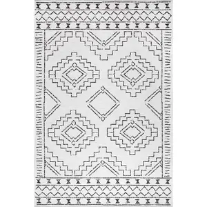 Noa Machine Washable Tribal Moroccan Area Rug